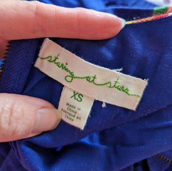 𝅺UO staring at Stars fit and flare dress xs - Picture 8 of 10